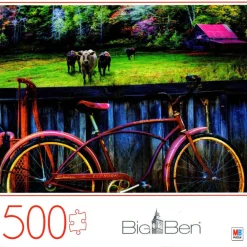 Cardinal Big Ben Country Rust 500 Piece Puzzle