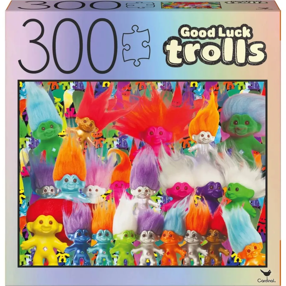 Cardinal Good Luck Trolls 300 Piece Puzzle
