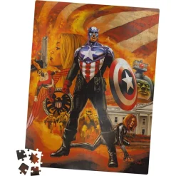 Cardinal Marvel Captain America Scene Puzzle