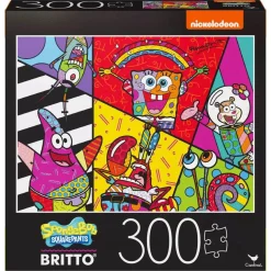 Cardinal Spongebob Squarepants Retro Puzzle