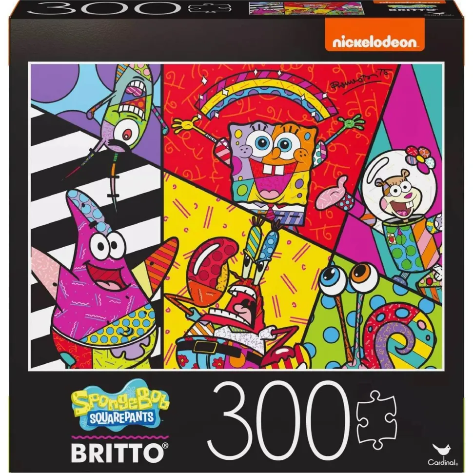 Cardinal Spongebob Squarepants Retro Puzzle