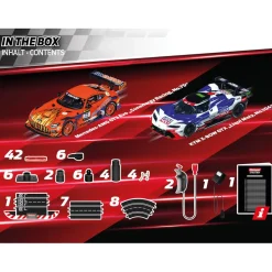 Carrera Evolution Flames and Fame Slot Car Set