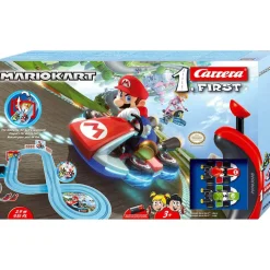 Carrera FIRST Mario Kart Mario vs Luigi 1:50 Scale Slot Car Racing Set