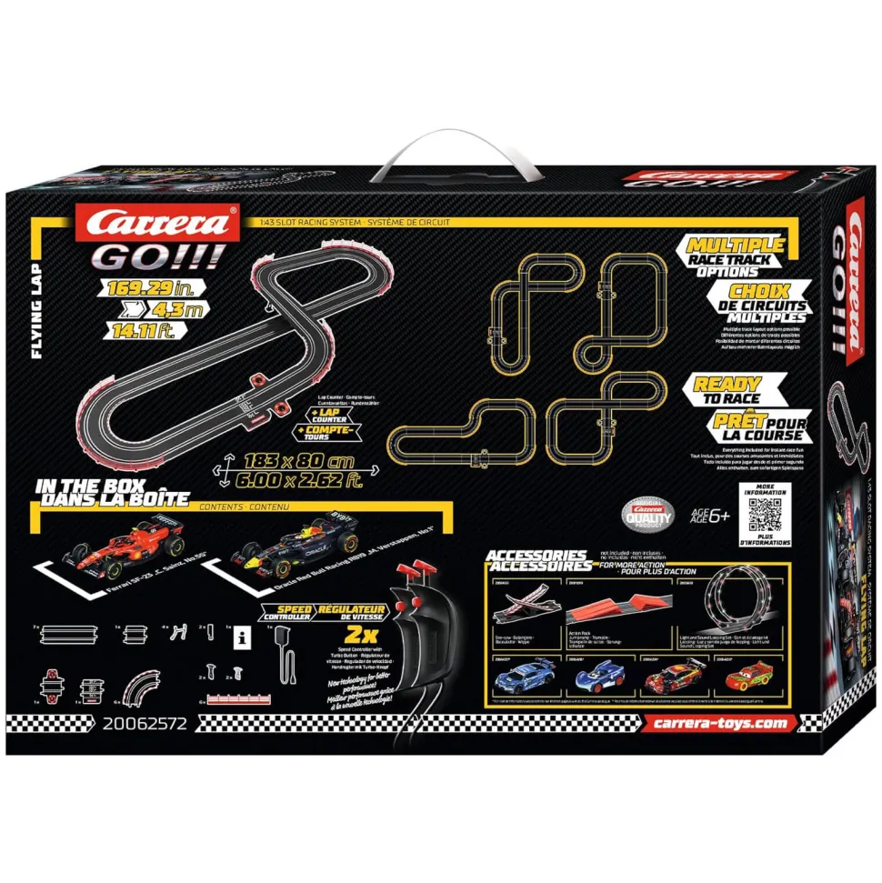 Carrera GO!!! Flying Lap Slot Car Set
