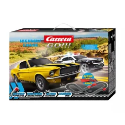 Carrera Go!!! Highway Chase 1:43 Scale Slot Car Racing Set
