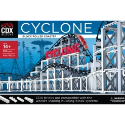 CDX Blocks The Cyclone Roller Coaster 900 Piece Building Kit