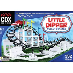 CDX Blocks The Little Dipper Roller Coaster 332 Piece Building Kit