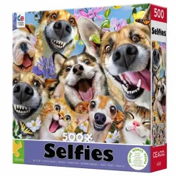 Ceaco Companion Selfies 500 Piece Jigsaw Puzzle