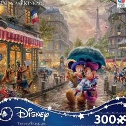 Ceaco Disney Mickey and Minnie in Paris Oversized 300 Piece Jigsaw Puz