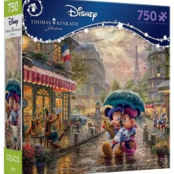 Ceaco Disney Mickey and Minnie in Paris Oversized 300 Piece Jigsaw Puz
