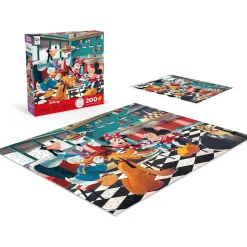 Ceaco Disney Mickey and Minnie Holiday Love 200 Piece Jigsaw Puzzle