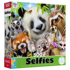 Ceaco Panda and Friends Selfies 500 Piece Jigsaw Puzzle