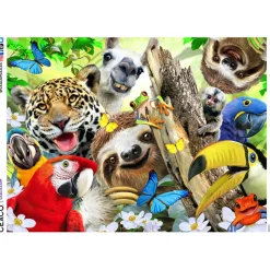 Ceaco Sloth and Friends Selfies 500 Piece Jigsaw Puzzle
