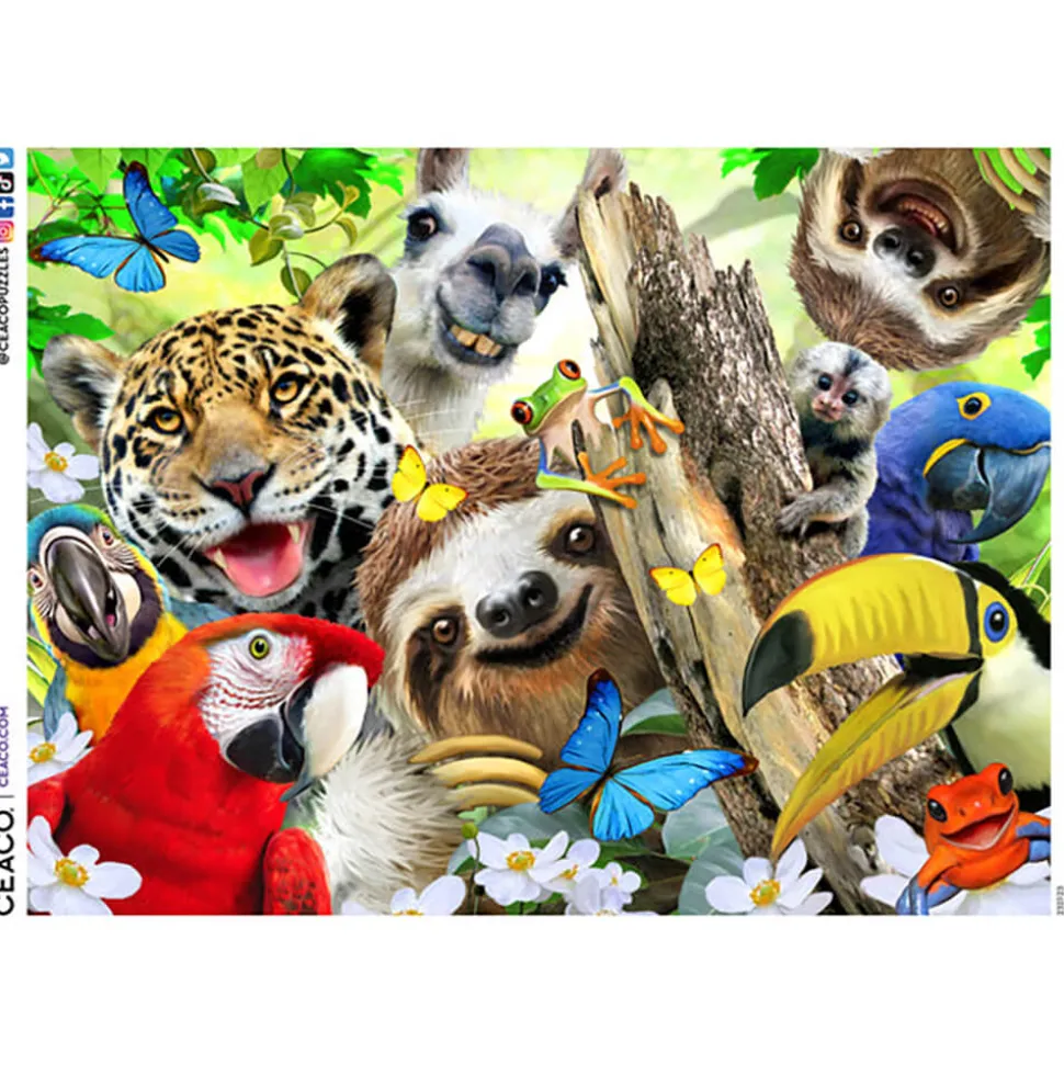 Ceaco Sloth and Friends Selfies 500 Piece Jigsaw Puzzle
