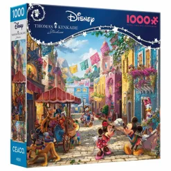 Ceaco Thomas Kinkade Disney's Mickey and Minnie in Mexico 1000 Piece J