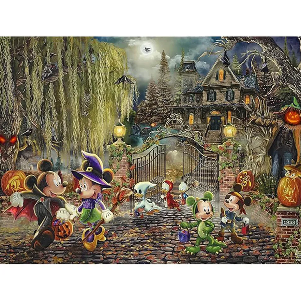 Ceaco Thomas Kinkade Disney Halloween Fun 1000 Piece Jigsaw Puzzle