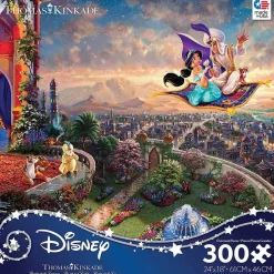 Ceaco Thomas Kinkade Disney Aladdin Oversized 300 Piece Jigsaw Puzzle