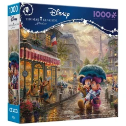 Ceaco Thomas Kinkade Disney's Mickey and Minnie in Paris 1000 Piece Ji