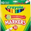 Crayola 10ct Classic Broad Line Markers