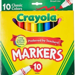 Crayola 10ct Classic Broad Line Markers