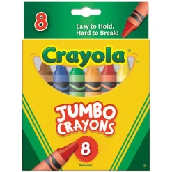 Crayola 8ct Crayons in Peggable Tuck box