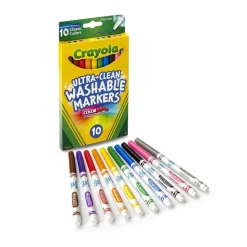Crayola 10ct Kids Fine Line Markers Classic Colors