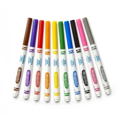 Crayola 10ct Kids Fine Line Markers Classic Colors
