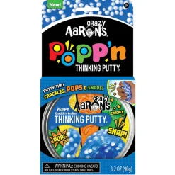 Crazy Aaron's Popp'N Putty Crackle'n Kraken with 4" Tin