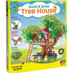 Creativity for Kids Build&Grow Tree House Playset