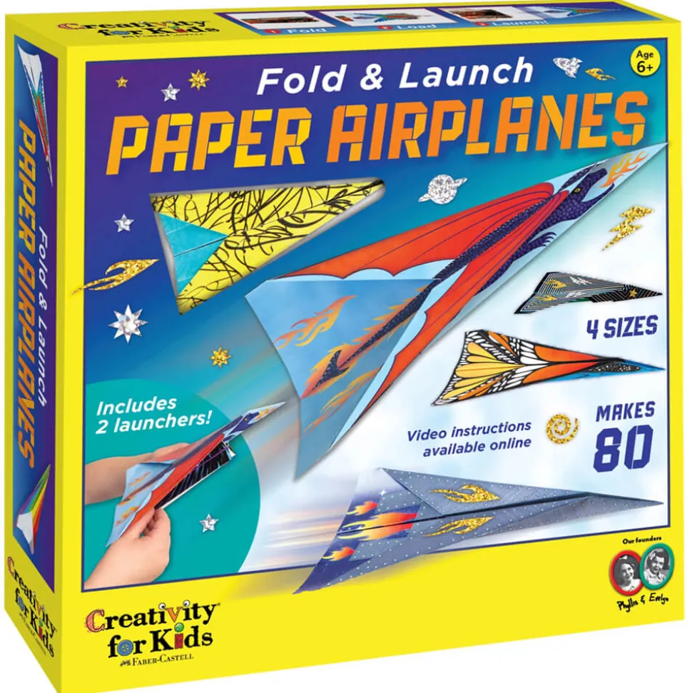 Creativity for Kids Fold&Launch Paper Airplanes Kit