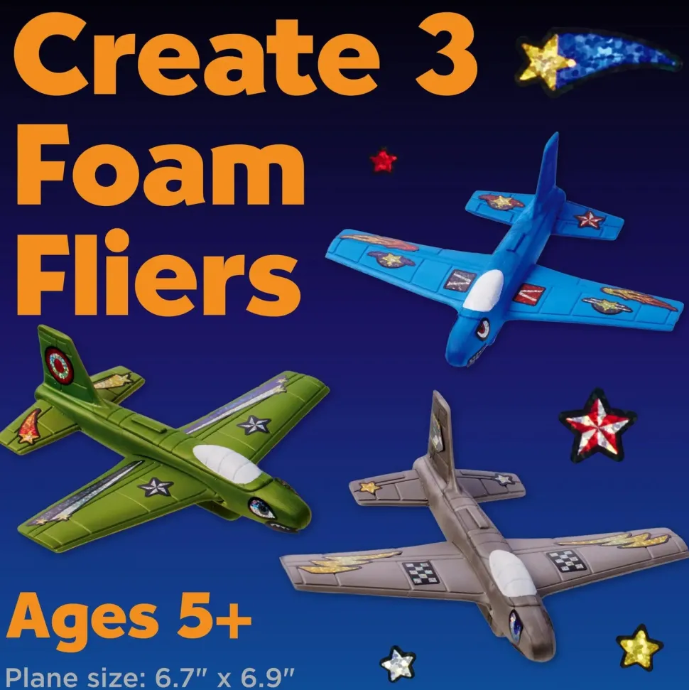 Creativity for Kids Stunt Squadron Foam Fliers Kit