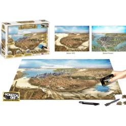 4D Cityscape Scratch Off Boston History Puzzle