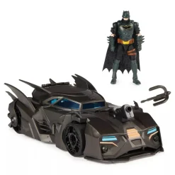 DC Comics Batman Crusader Batmobile 4" Action Figure Vehicle Set
