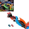 Disney and Pixar Cars Glow Racers Launch&Criss-Cross Glow Race Plays