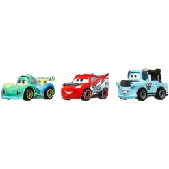 Disney And Pixar Cars Mini Racers 3-Pack (Carla Veloso, Lightning McQu