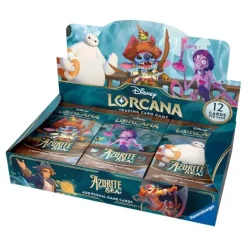 Disney Lorcana TCG Azurite Sea Booster Display Box (24 Packs)