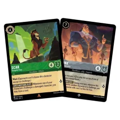 Disney Lorcana Trading Card Game Shimmering Skies Starter Deck Scar an