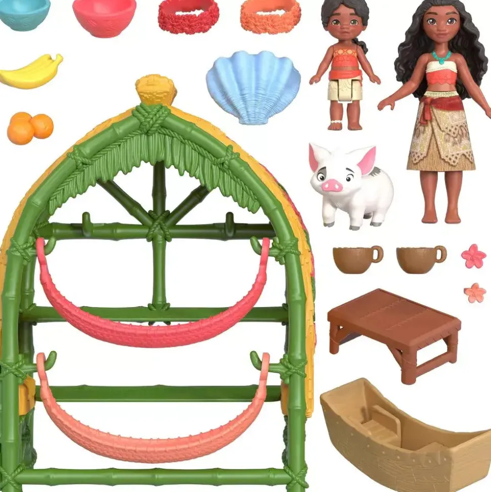 Disney Moana 2 Moana&Simea Village Home Playset