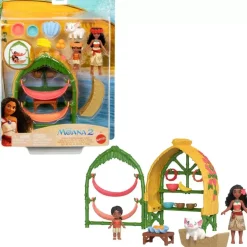 Disney Moana 2 Moana&Simea Village Home Playset