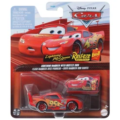 Disney Pixar Cars Lightning McQueen with Rusteze Sign Vehicle