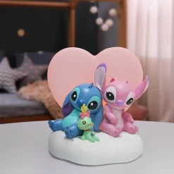 Disney Showcase Stitch and Angel Light-Up Figurine