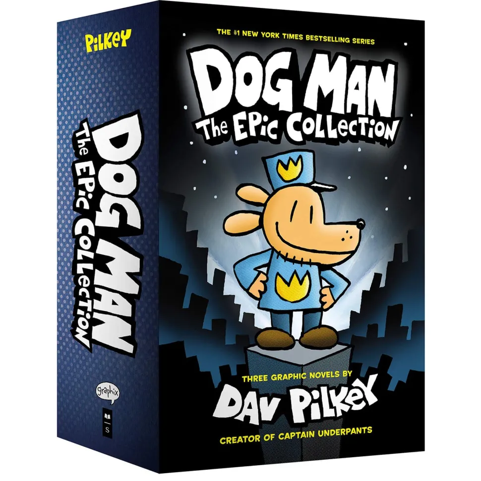 Dog Man: The Epic Collection (Dog Man #1-3 Boxed Set)