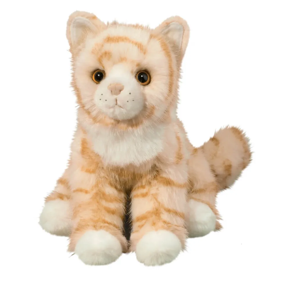 Douglas Adele Orange Stripe Cat Plush