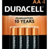 Duracell Coppertop AA Alkaline Batteries 4-Pack