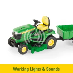 ERTL 1:16 Big Farm John Deere X758 Lawn Mower with accessories