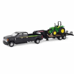 ERTL 1:32 5075E Tractor w/ Ford F-350 Pickup and Trailer