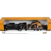 ERTL 1:32 Ram 3500 Pickup with Case SV340B Skid Steer and Gooseneck Tr