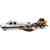 ERTL John Deere Construction Toy Set - Pickup Truck, Trailer, Tracked