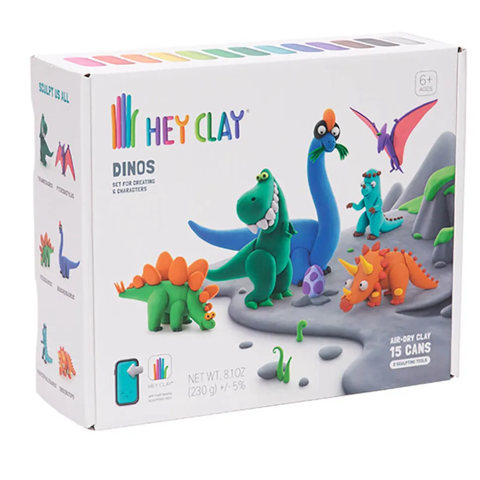 Fat Brain Toys Hey Clay Dinosaurs