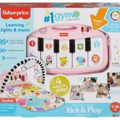 Fisher-Price Glow and Grow Kick&Play Piano Gym (Pink)